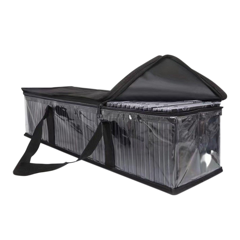 DVD Carrying Case Holder Black Portable Storage Bag for 35-40 Discs