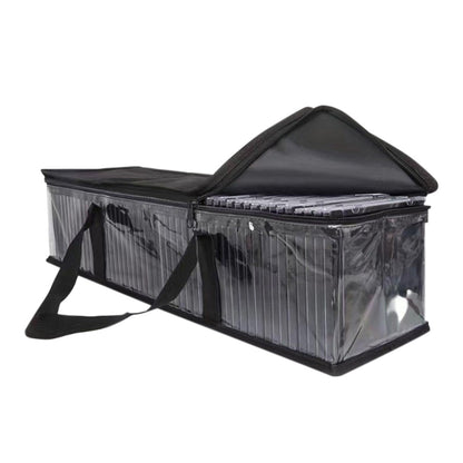 DVD Carrying Case Holder Black Portable Storage Bag for 35-40 Discs