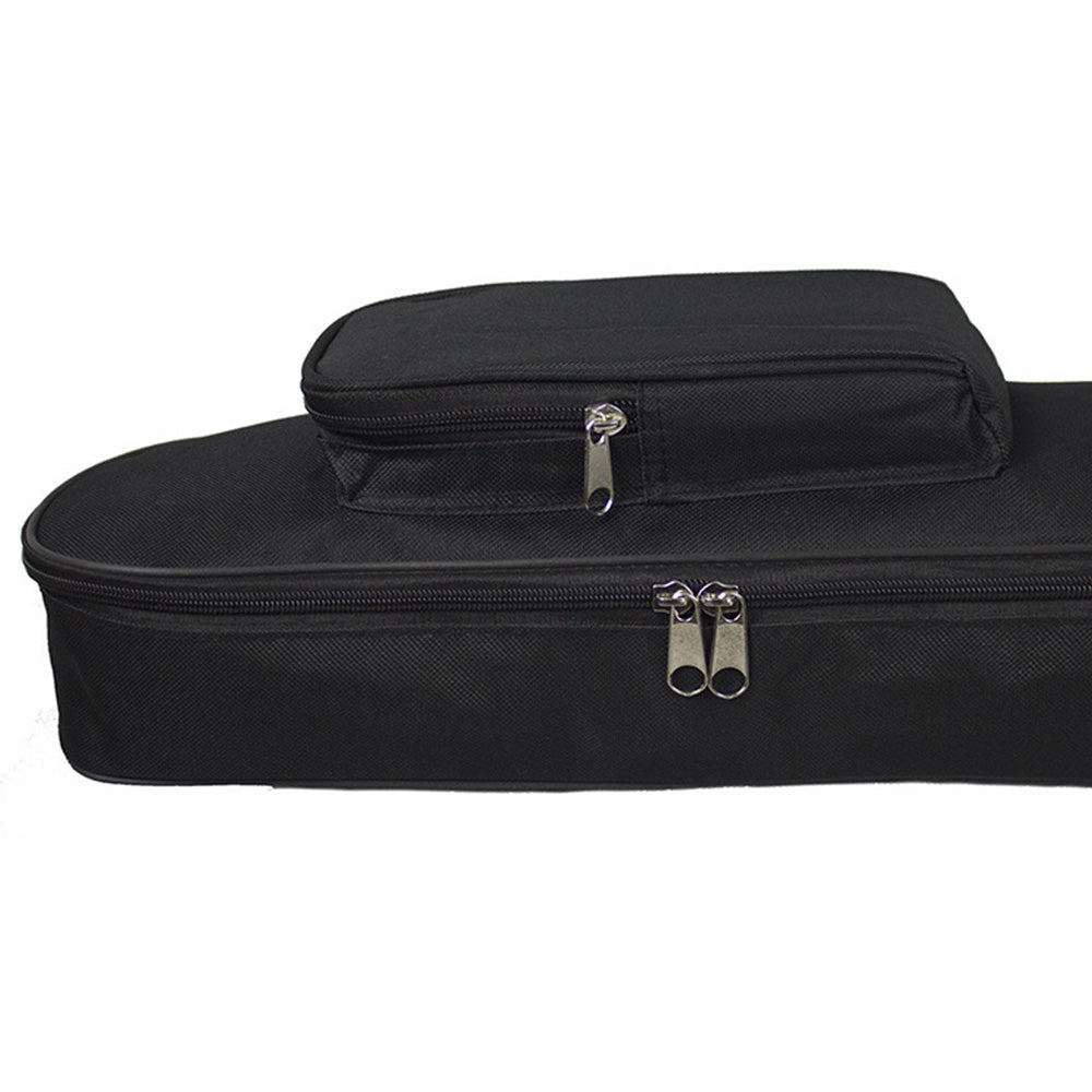 41-Inch Black Dual Strap Guitar Bag Protective Case for Acoustic & Electric
