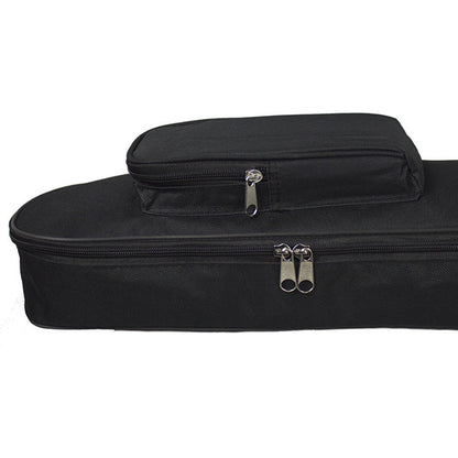 41-Inch Black Dual Strap Guitar Bag Protective Case for Acoustic & Electric