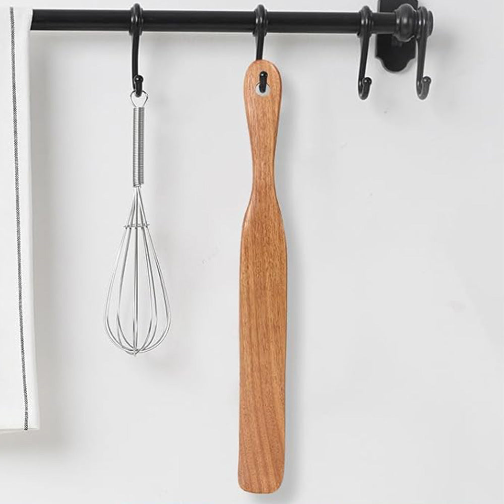 2 Pack Wooden Spatulas for Baking Mixing Sourdough and Cooking