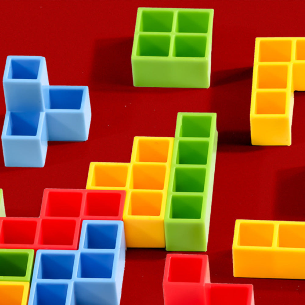 48PCS Tetra Tower Balance Stacking Blocks Game for Adults and Kids