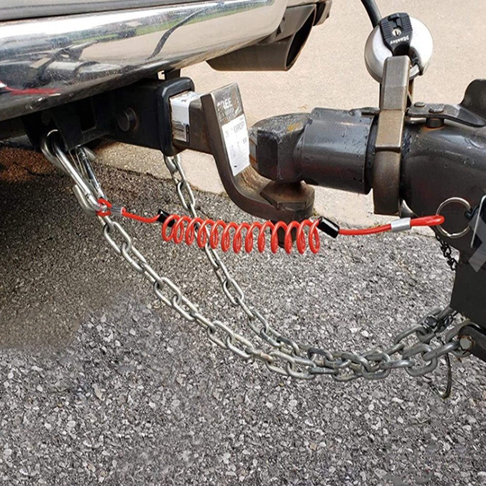 4FT Breakaway Trailer Brake Cable ââ‚?Stainless Steel with Spring Clip