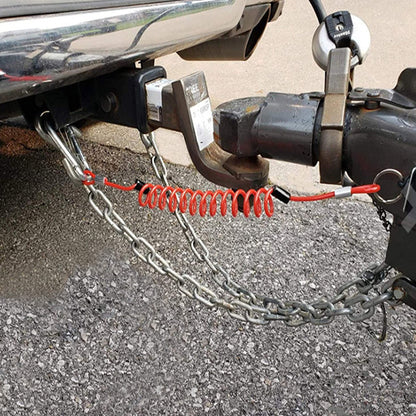 4FT Breakaway Trailer Brake Cable ââ‚?Stainless Steel with Spring Clip