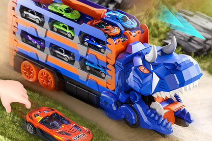 Dinosaur Car Truck Toys Set - Blue