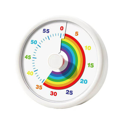 Visual Timer 60 Minute Countdown Clock Silent for Kitchen Classroom-White