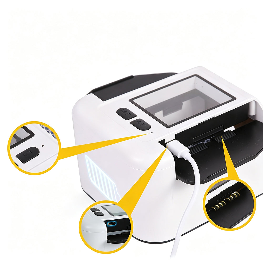 Automatic Card Shuffler with Sensor Stop - White