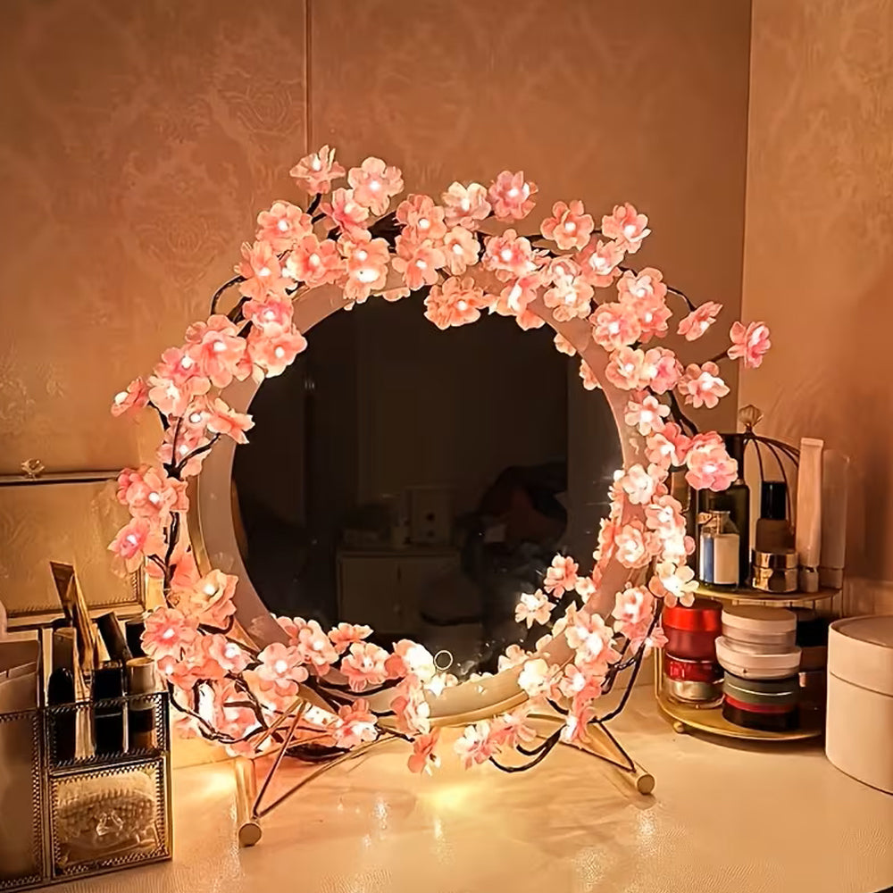 Flexible Cherry Blossom Tree Vine Light 8 Modes USB String Light