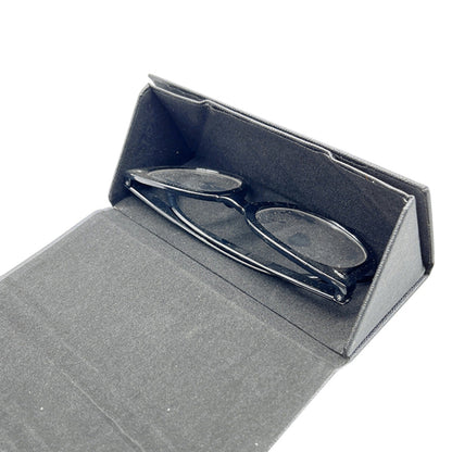 Foldable Glasses Case PU Portable Sunglasses Case Magnetized Hard Folding Case