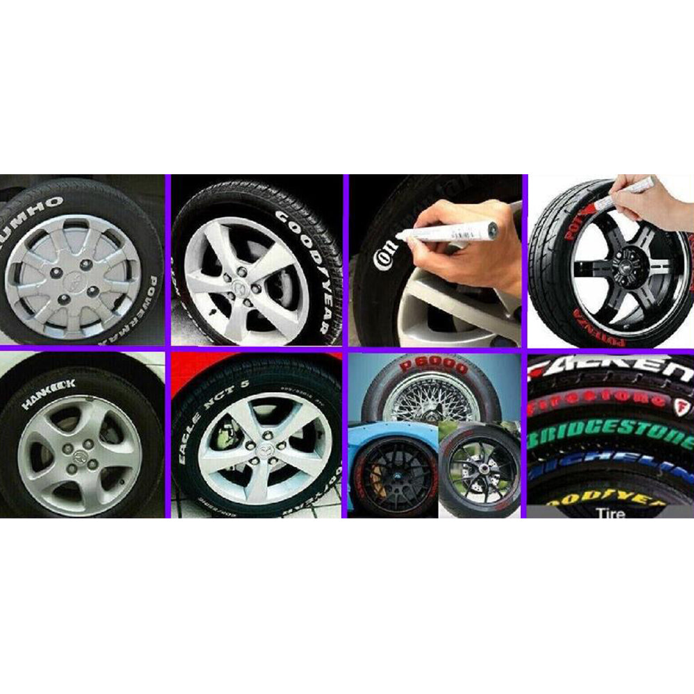 12 Colors Permanent Oil Based Paint Pen Waterproof Markers