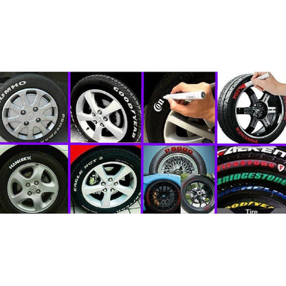 12 Colors Permanent Oil Based Paint Pen Waterproof Markers