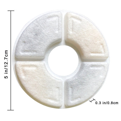 willwaytrends 4Pcs Wonder Creature Cat Water Fountain Replacement Filter For Pet Dog Cat Water Drinking