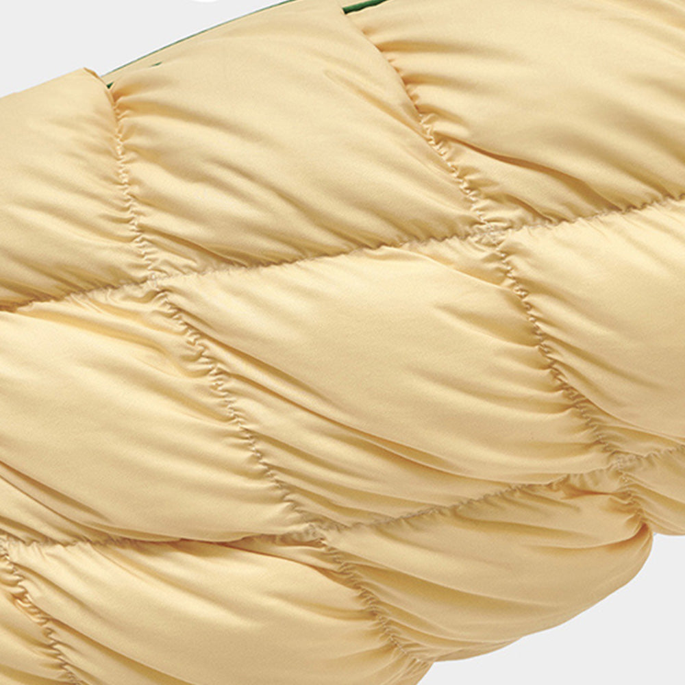 Fluffy Pillow Breathable Cute Pineapple Puff Pillow-Yellow