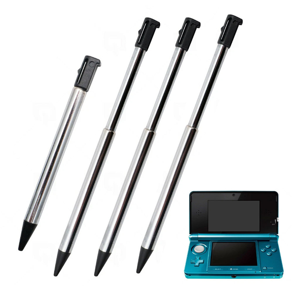 4 Piece Replacement Stylus Pens for Nintendo 3DS - Black
