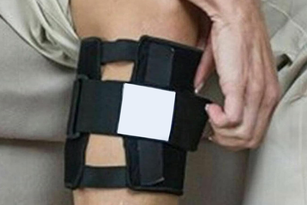 2Pcs Pressure Point Brace Massage Tool Body Trigger Point Massager Therapy Knee Recovery Pad Brace Leg Knee