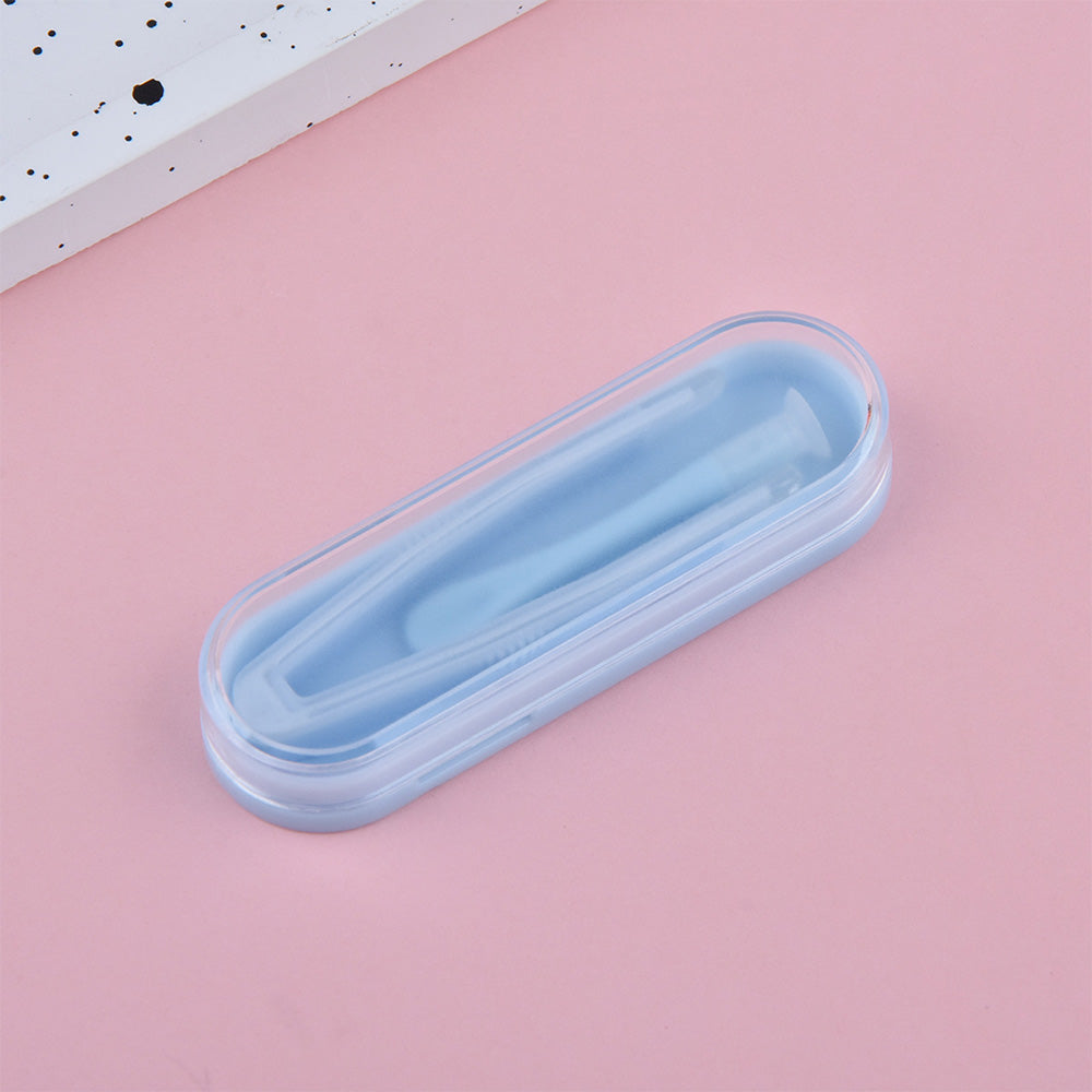 6 Pack Contact Lens Tool Kit Tweezers Inserter Remover Travel Case Set-Blue