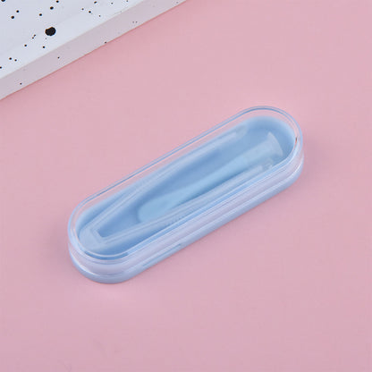 6 Pack Contact Lens Tool Kit Tweezers Inserter Remover Travel Case Set-Blue
