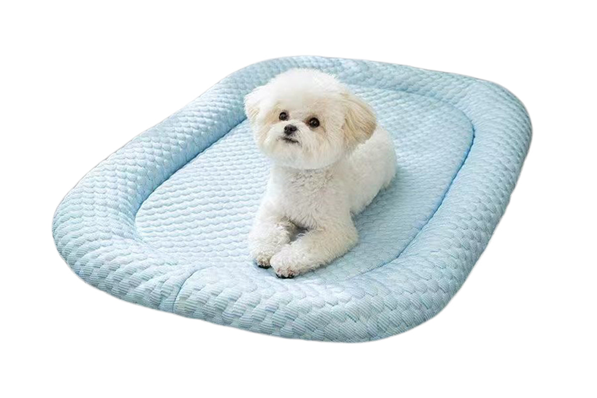 Pets Bolster Cooling Dog Bed Summer Cat Bed Pad Pet Mat Pet Sleeping Pad