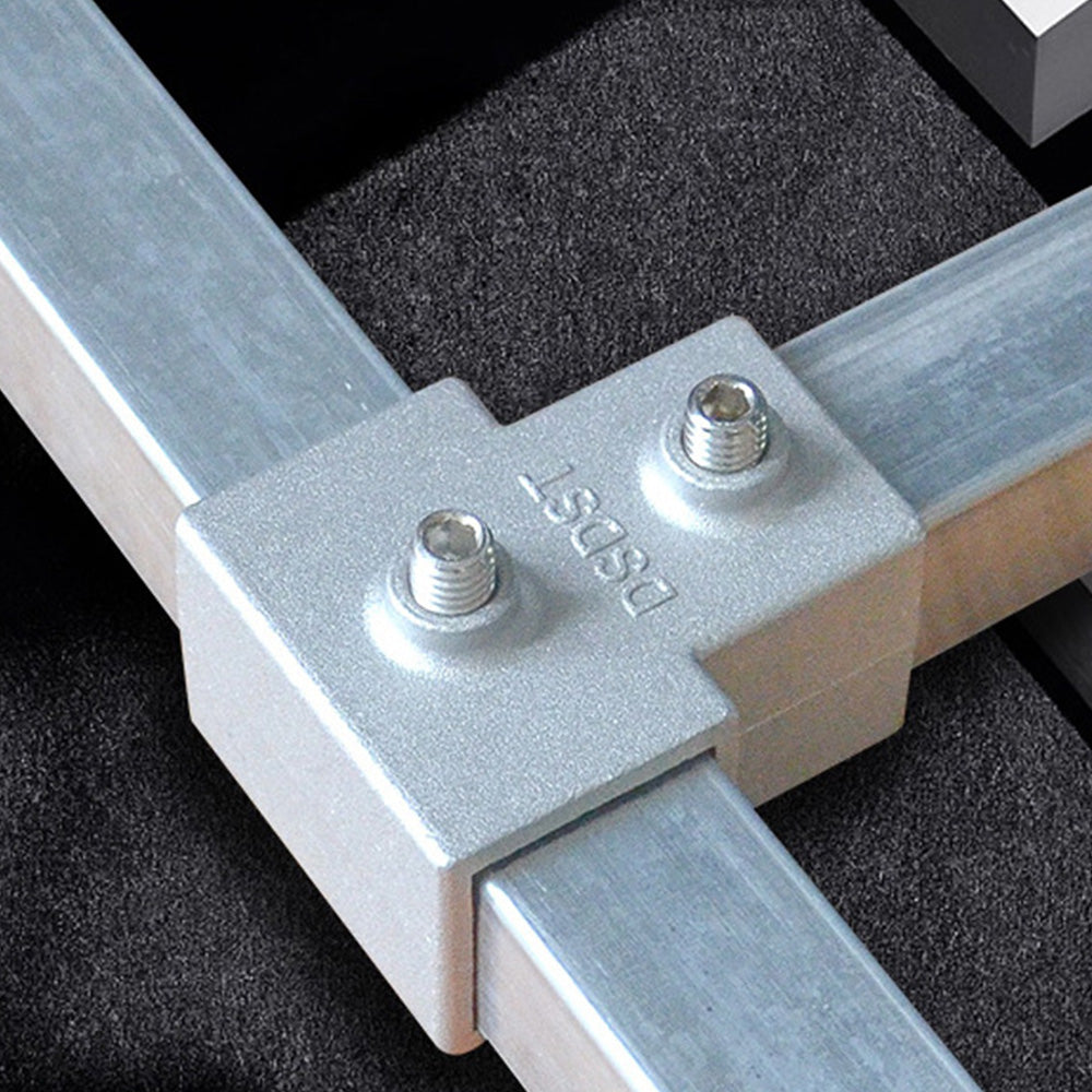 8 Piece 25x25mm Aluminum Alloy Square Tube Connector Set