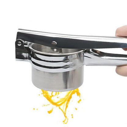 Stainless Steel Potato Ricer with 3 Interchangeable Discs
