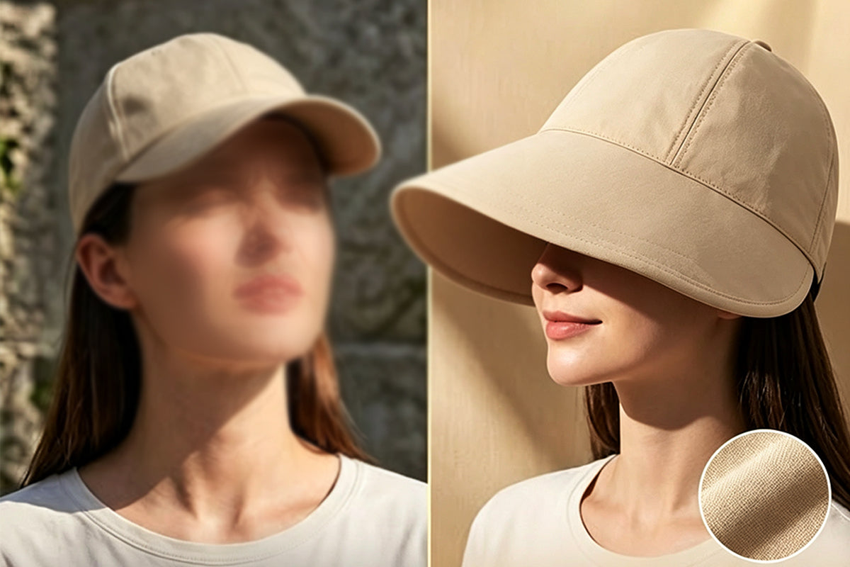 Wide Brim Quick Dry Foldable Sun Hat - Khaki