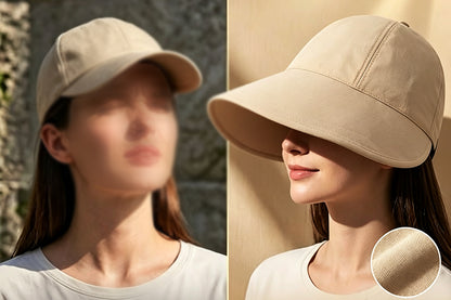 Wide Brim Quick Dry Foldable Sun Hat - Khaki