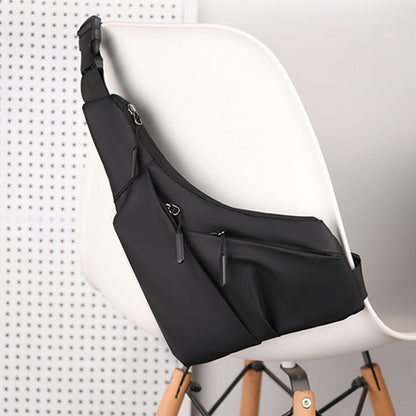 Anti Theft Travel Crossbody Bag  Multi-Pocket Shoulder Bag Black