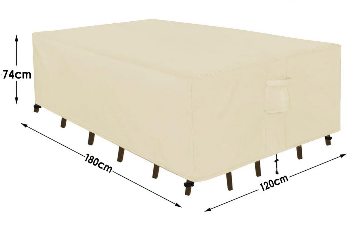 Patio Furniture Covers with Buckles Waterproof UV Resistant for Table and Chairs Set