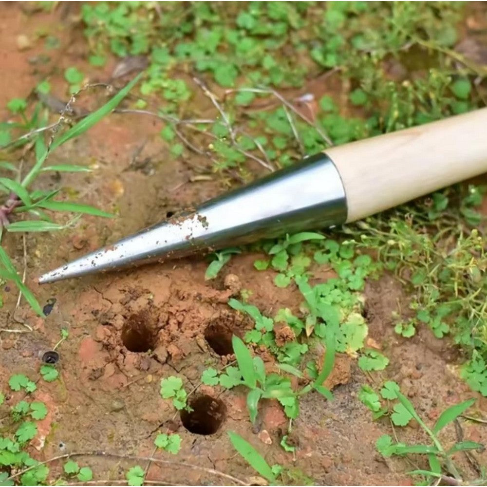 Dibber Gardening Tool Seed Planter Tool for Sowing Seed for Transplanting Plants
