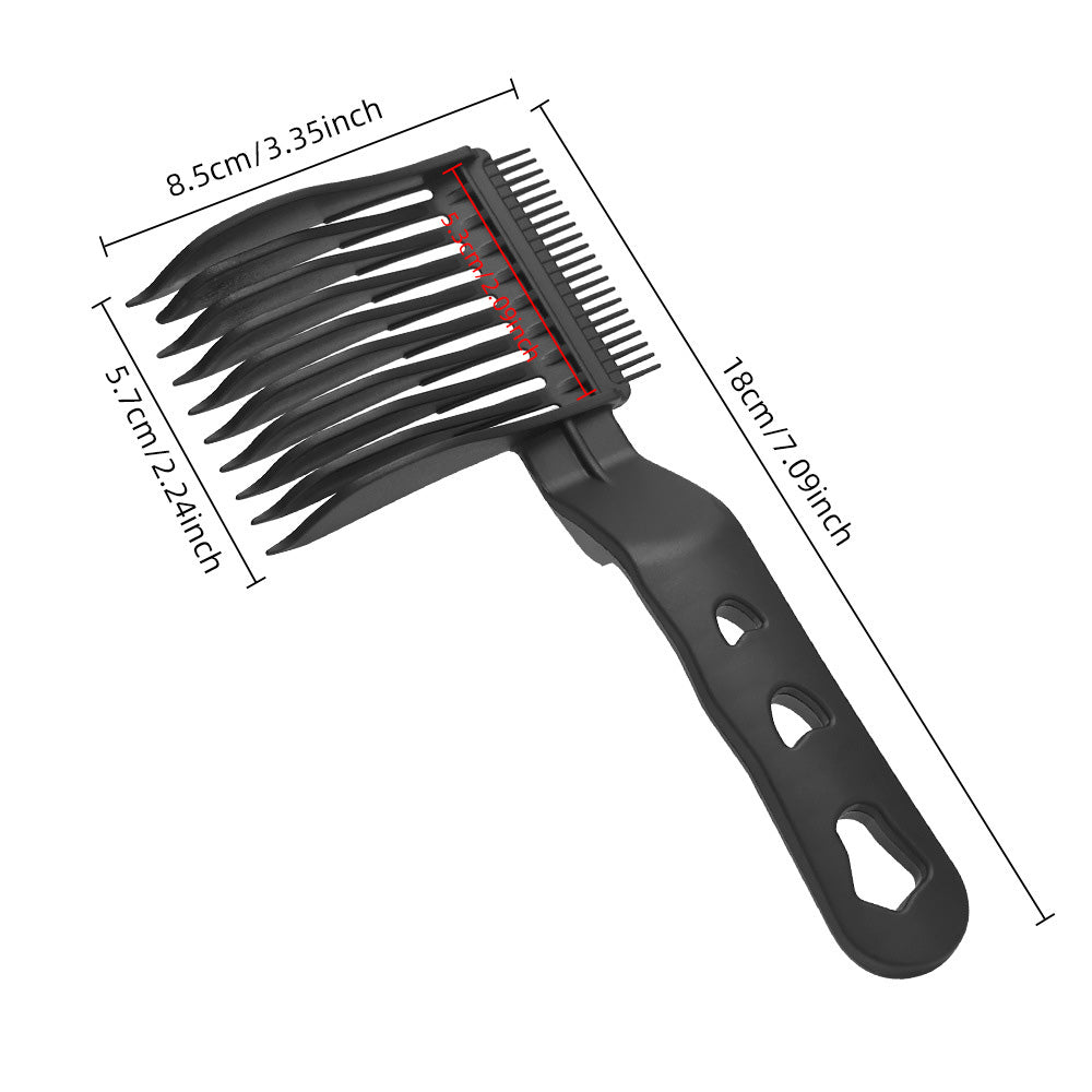 Barber Cutting Comb for Men Haircut Hair Fade Tool Black