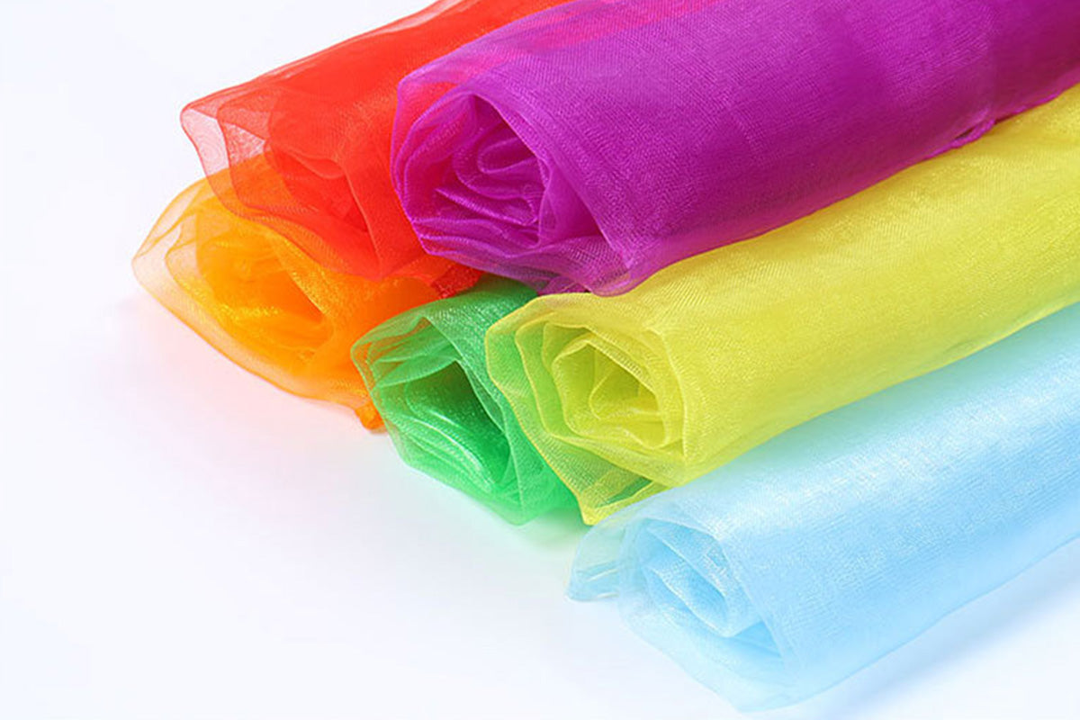 12 Pieces Juggling Scarves Dance Music Scarfs