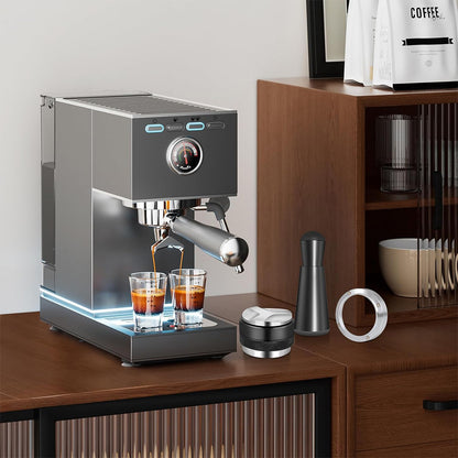 51mm Espresso Accessories Kit With Coffee Distributor And Double Head Tamper Leveler