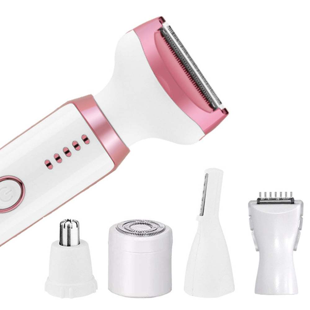 5-in-1 Electric Razor Shavers for Women Painless Bikini Trimmer Face Razors