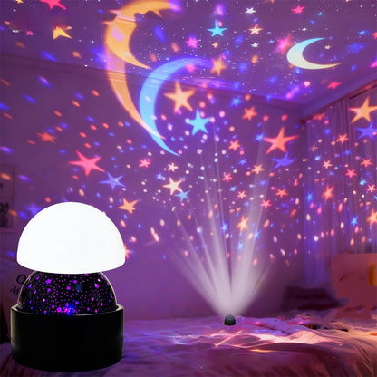2-in-1 Projection Light Christmas RGB Light with Music Sync - Moon