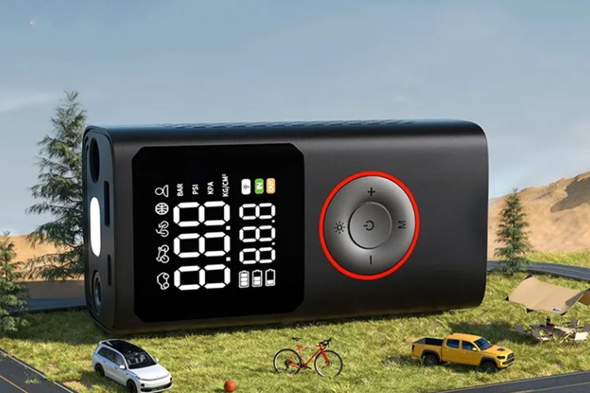 Tire Inflator Portable Air Compressor 150 PSI Air Pump for Car Tires Bicycles