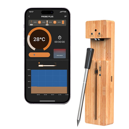 Meat Thermometer Digital Bluetooth Wireless Food Thermometer for Cooking Grilling