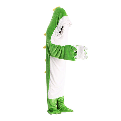 Dinosaur Hoodie Hooded Onesies Wearable Blanket for Adult