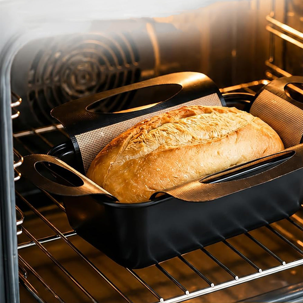 2 Silicone Baking Mats and 2 Carbon Steel Loaf Pans