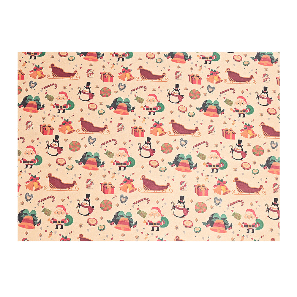 10PCS Christmas Wrapping Paper Rolls with Multiple Patterns & Gift Box Wrap