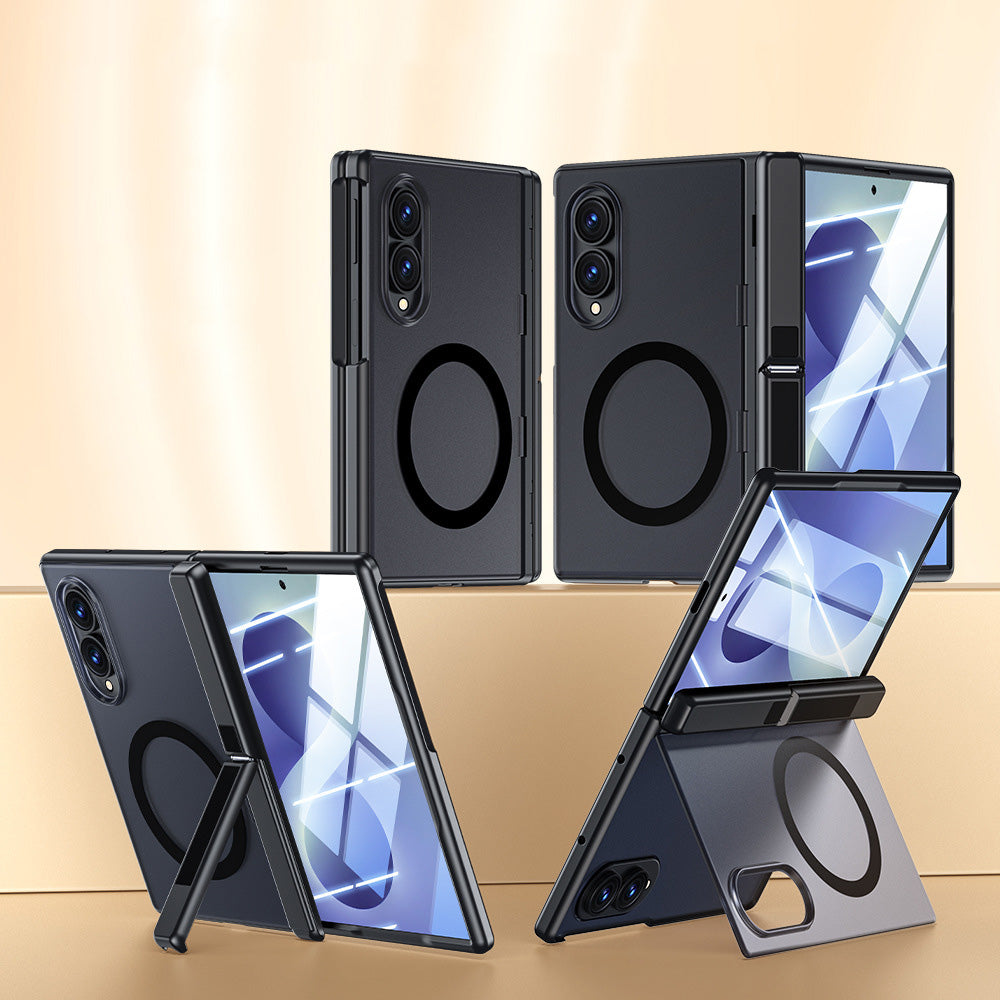Phone Case for Galaxy Z Fold 8 with Screen Protector - Black