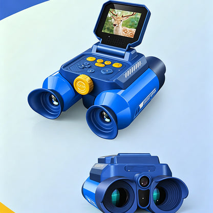 Digital Binoculars with Night Vision and 10X Optical Zoom - Blue