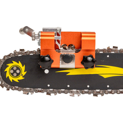 Portable Hand Crank Chainsaw Chain Sharpening Tool Set With 3 Grinding Heads