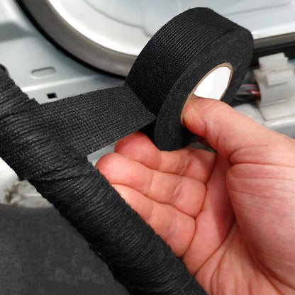 6 Rolls of Car Wiring Harness Tape Automobile Electrical Adhesive Fabric Wire Loom Cloth Noise Damping Heat Proof