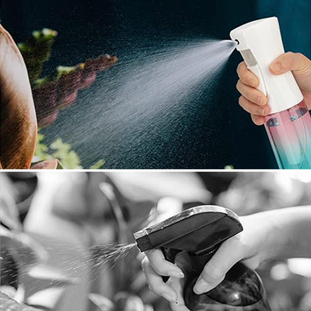 2Pcs Continuous Spray Bottle Fine Mist for Hair Styling