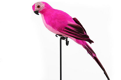 6 PCS Lifelike Artificial Birds Feathered Fake Shoulder Parrot Decor Model