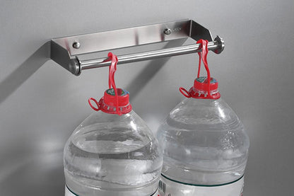 Paper Towel Holder Under Cabinet Wall Mount Stainless Steel Rack Towel Organizer-Silver