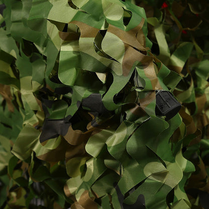 300 x 500 cm Double-Layer Nylon Camouflage Camping Net Sun Shade