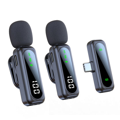 Wireless Lavalier Microphone ââ‚?Magnetic Mini Mic with LED for Phones