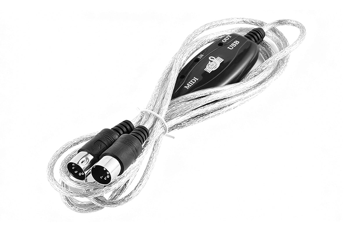 MIDI to USB Cable Adapter for Music Keyboard and Electronic Piano to PC