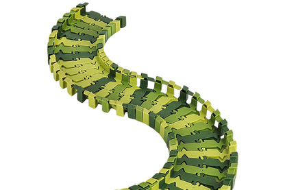 Dinosaur Track Toys Dinosaur Race Car Track DIY Puzzle Building Set